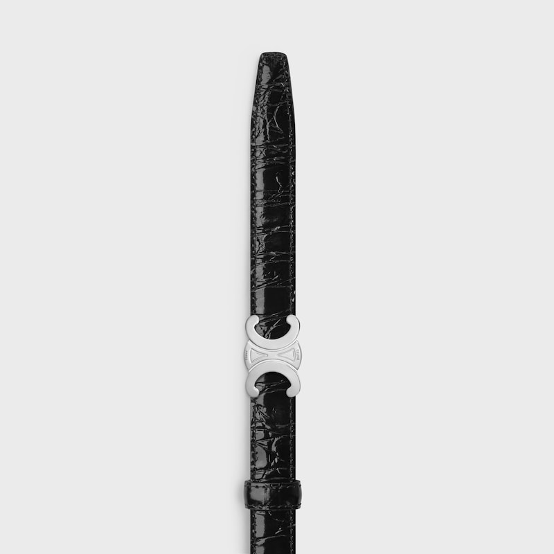 Wendbarer Riemen 18 mm AUS TAURILLONLEDER UND KALBSLEDER MIT KROKO-PRÄGUNG -  -  - 1 | CELINE