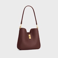 SMALL CAMILLE 16 SOFT BAG IN SMOOTH CALFSKIN - CHESTNUT - CAMILLE - 2 | CELINE