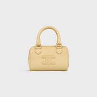 MINI BOSTON IN SMOOTH CALFSKIN - Spring Yellow - MORE LINES - 1 | CELINE