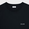 CELINE 루즈 티셔츠 - 코튼 저지 - 블랙/화이트 -  - 3 | CELINE