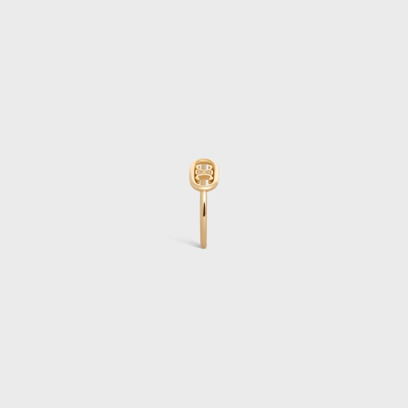 Maillon Triomphe Ring in Yellow Gold - YELLOW GOLD -  - 1 | CELINE