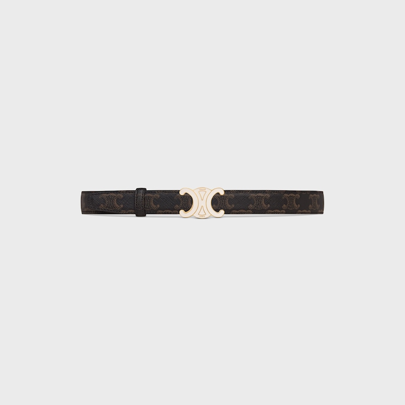 Wendbarer Riemen 25 MM AUS Triomphe Canvas und nat&uuml;rlichem Kalbsleder -  -  - 1 | CELINE