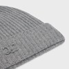 triomphe beanie in scottish cashmere - MEDIUM GREY -  - 3 | CELINE