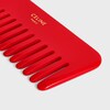 Small Hair Comb With Case in Smooth Calfskin - SYRAH / ULTRA RED - BEAUTY ACCESSORIES - 1 | CELINE