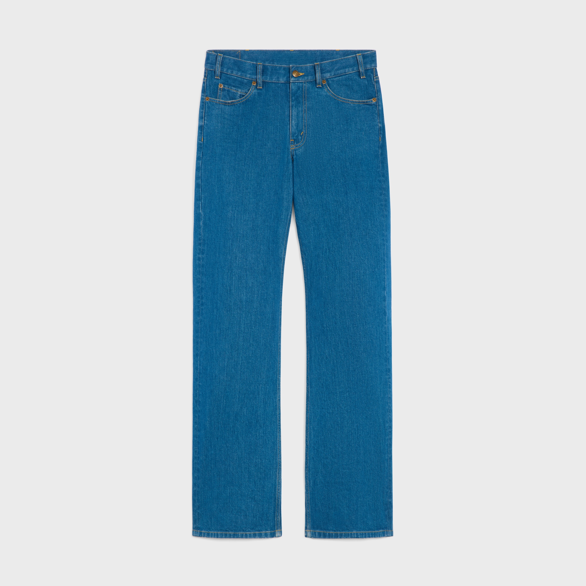 CELINEセリーヌ PANTALON CARGO 2Z297004N 34 CELINE HOMME Straight-Leg Cotton and Linen-Blend Cargo