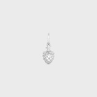 Celine Charms ARTICHOKE IN Brass with Rhodium Finish - SILVER - NEW - 2 | CELINE
