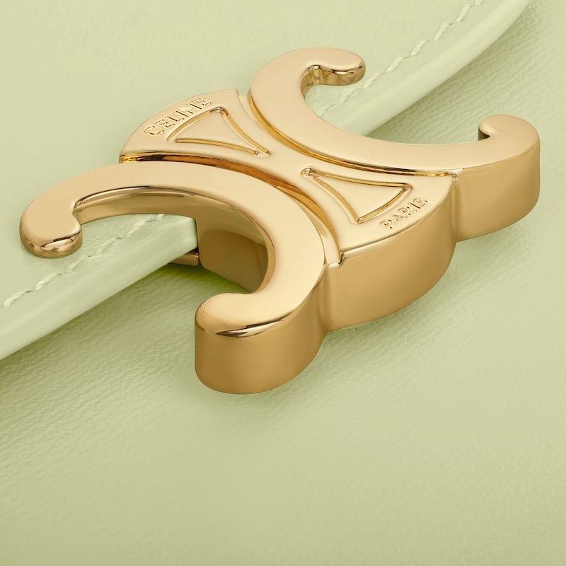 TRIOMPHE小号翻盖钱包 - 柔和青柠色 - 新品 - 1 | CELINE