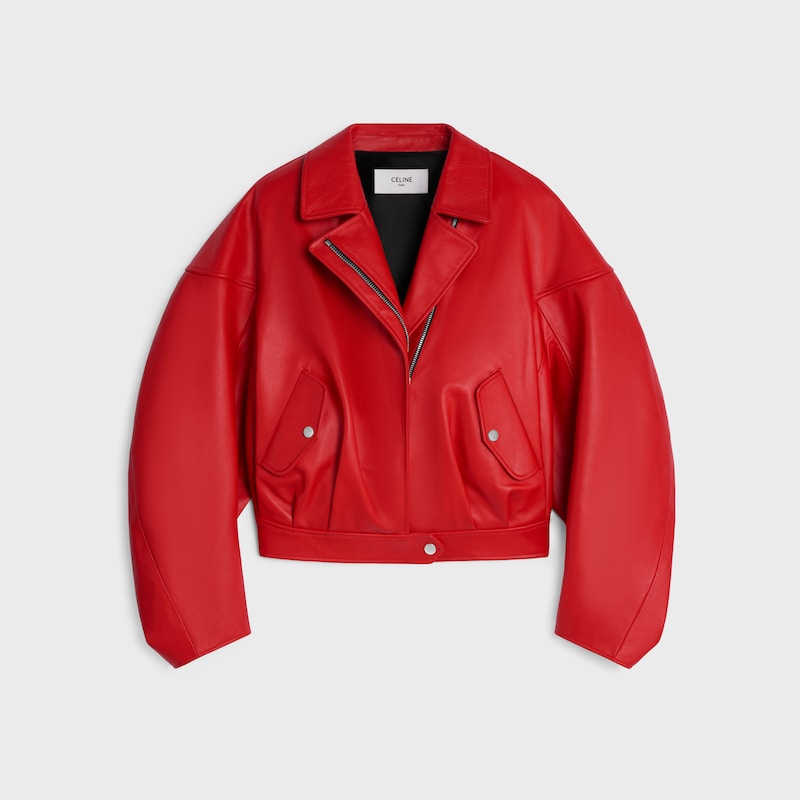 jacket IN calfskin - Poppy -  - 1 | CELINE