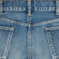skate shorts in electric sky wash denim - ELECTRIC SKY -  - 1 | CELINE