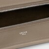romy grand MODELE avec strap EN VEAU SOUPLE GRAINE - SMOKEY TAUPE - SACS À BANDOULIÈRE - 4 | CELINE