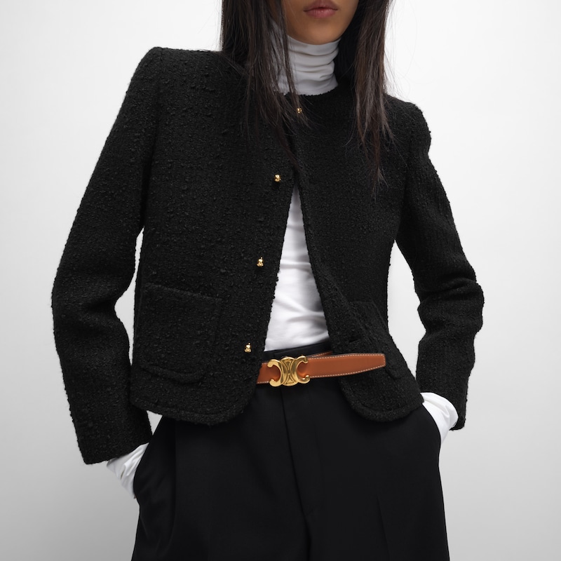 Reversible Strap 25MM IN TAURILLON AND NATURAL CALFSKIN -  -  - 1 | CELINE