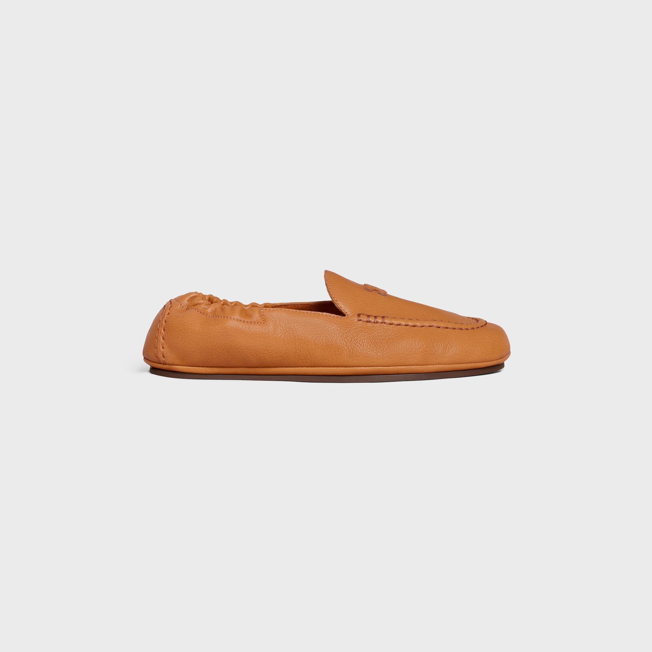 CELINE ADAM - SLIP-ON LOAFER IN GOATSKIN - SAHARA | CELINE
