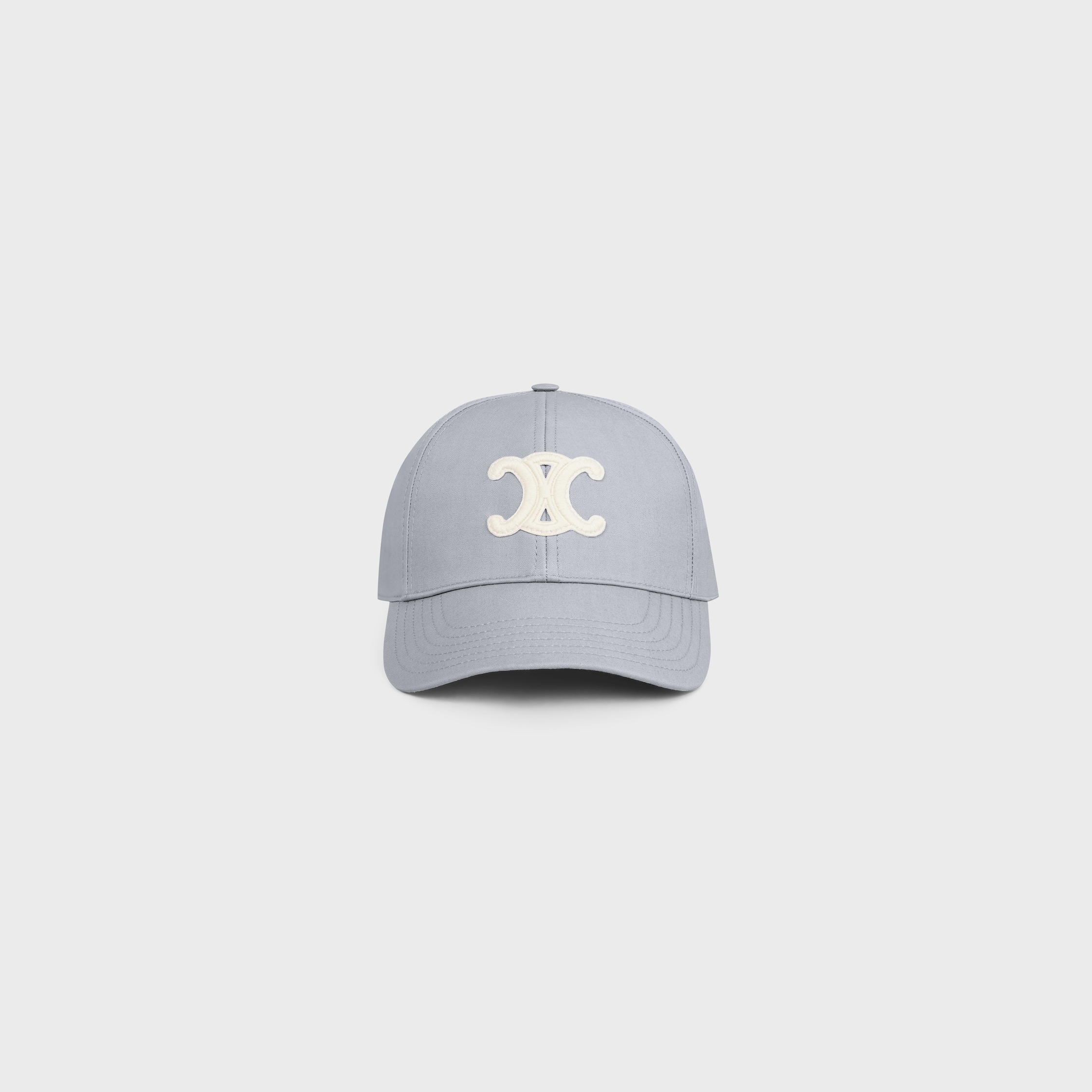 triomphe baseball cap in cotton - PEARL GREY | CELINE triomphe baseball cap in cotton - PEARL GREY | CELINE
