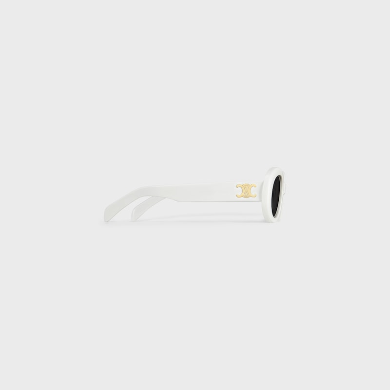 Triomphe 01 sunglasses in Acetate - WHITE -  - 1 | CELINE