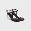 CELINE TRIOMPHE SANDAL IN LAMBSKIN - Deep Burgundy -  - 2 | CELINE