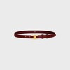 Small 18MM Triomphe Belt IN Python - SYRAH -  - 1 | CELINE