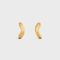폼 압스트레트 스퀘어 후프 - 골드 피니시 브라스 - 골드 - NEW - 1 | CELINE