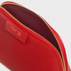 MEDIUM COSMETIC POUCH IN SMOOTH CALFSKIN - ULTRA RED / SYRAH - BEAUTY ACCESSORIES - 5 | CELINE