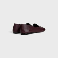 AURA LOAFER IN GOATSKIN - BURGUNDY -  - 2 | CELINE