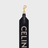 롱 스트랩 - CELINE 자카드 울 - 블랙/화이트 - 참 및 액세서리 - 4 | CELINE