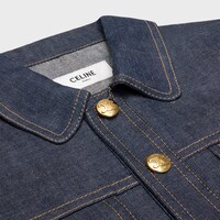 mini dress in raw wash denim - RAW WASH -  - 1 | CELINE