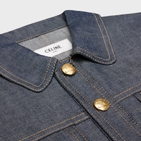 mini dress in raw wash denim - RAW WASH -  - 2 | CELINE