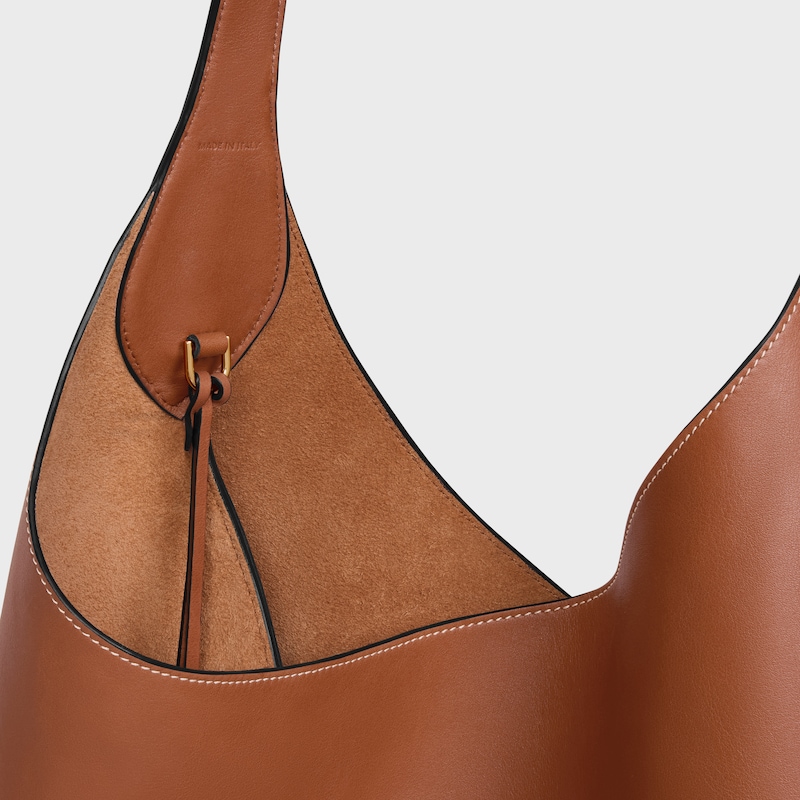 LARGE HOBO IN SUPPLE NATURAL CALFSKIN - TAN - NEW - 1 | CELINE