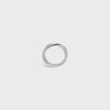 Torsion Ring in White Gold and Diamonds - White Gold and White -  - 1 | CELINE