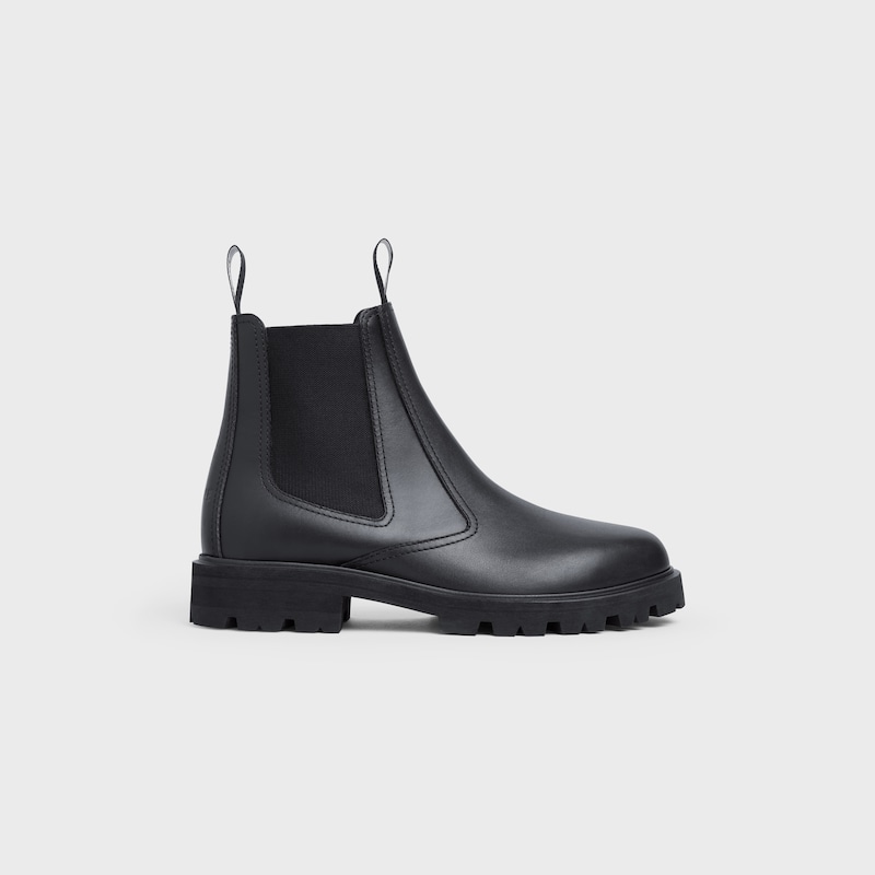CELINE MARGARET CHELSEA BOOT in SHINY BULL - BLACK -  - 1 | CELINE