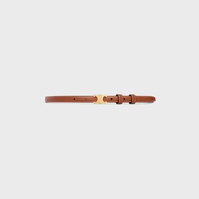 틴 13MM 트리옹프 벨트 - 내추럴 카프스킨 - 탠 -  - 1 | CELINE