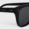 Black Frame 04 Sunglasses in Acetate with Polarized Lenses - Black -  - 4 | CELINE