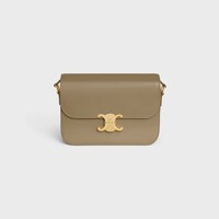 CLASSIQUE TRIOMPHE BAG in shiny calfskin - BROWN SEPIA - TRIOMPHE - 1 | CELINE