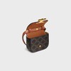 MINI CLAUDE IN TRIOMPHE CANVAS and calfskin - TAN - MORE LINES - 4 | CELINE