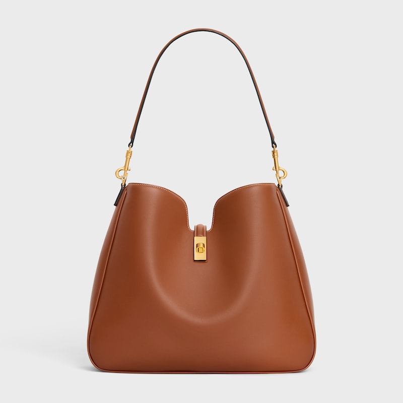 MEDIUM CAMILLE 16 SOFT BAG IN SMOOTH CALFSKIN - TAN - MORE LINES - 1 | CELINE