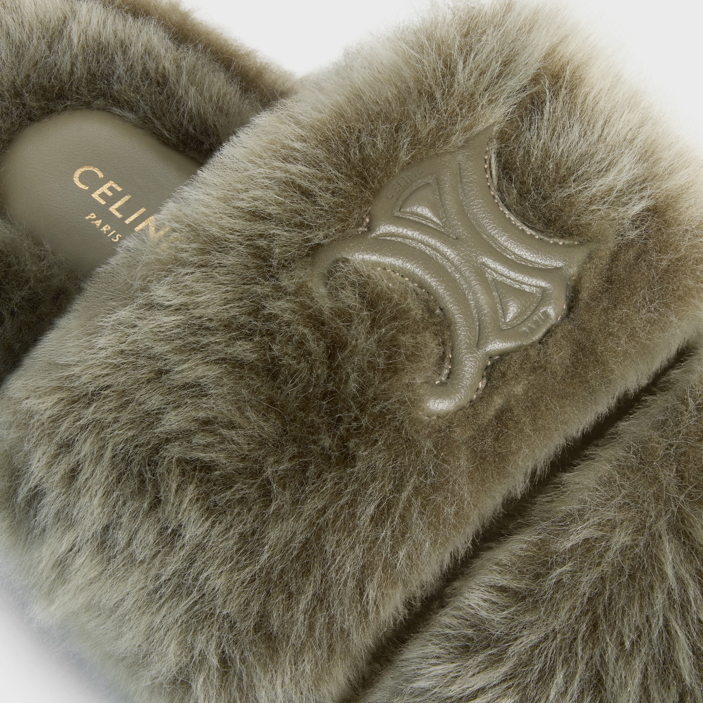 ◆CELINE◆ CELINE スライド トリオンフ / シアリング CELINE スライド トリオンフ / シアリング - | CELINE