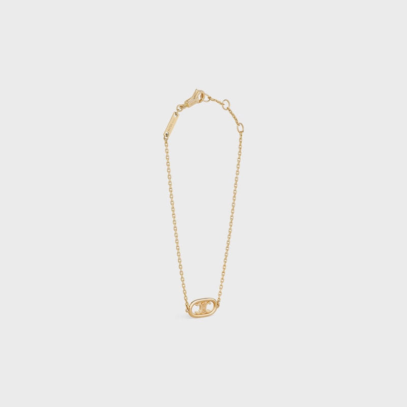Maillon Triomphe Bracelet in Yellow Gold - YELLOW GOLD -  - 1 | CELINE