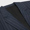 BNF BLAZER IN STRIPED WOOL - NAVY/CRAIE -  - 3 | CELINE