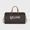 라지 트래블백 - CELINE 프린트 트리옹프 캔버스 - 탠 - 트래블 - 1 | CELINE
