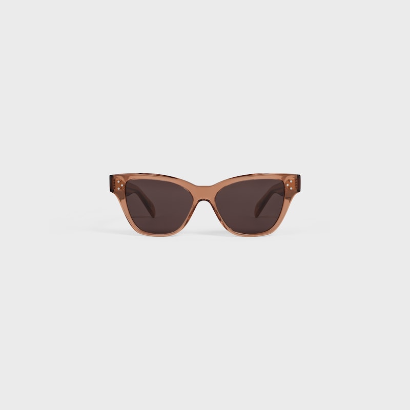 GAFAS DE SOL ESTILO OJOS DE GATO&nbsp;S359 DE ACETATO - &Aacute;MBAR TRANSPARENTE -  - 1 | CELINE