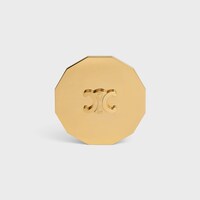 CANDLE TRIOMPHE LID IN STEEL - GOLD - GIFTS FOR HER - 1 | CELINE