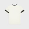 loose triomphe t-shirt in cotton jersey - WASHED WHITE/ BLACK -  - 2 | CELINE