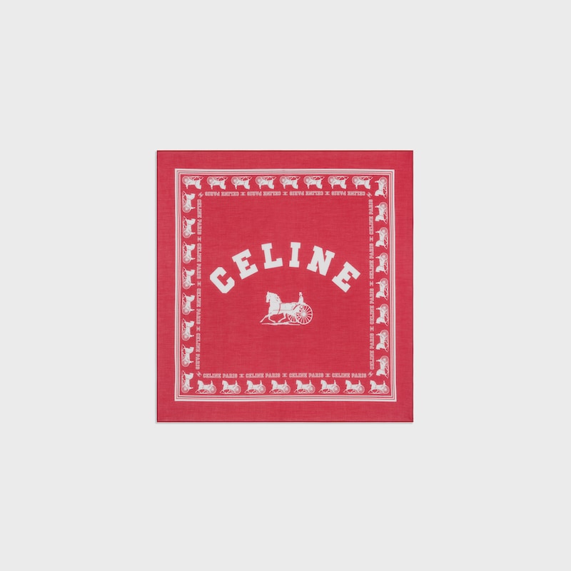 bandana IN cotton - RED/WHITE -  - 1 | CELINE