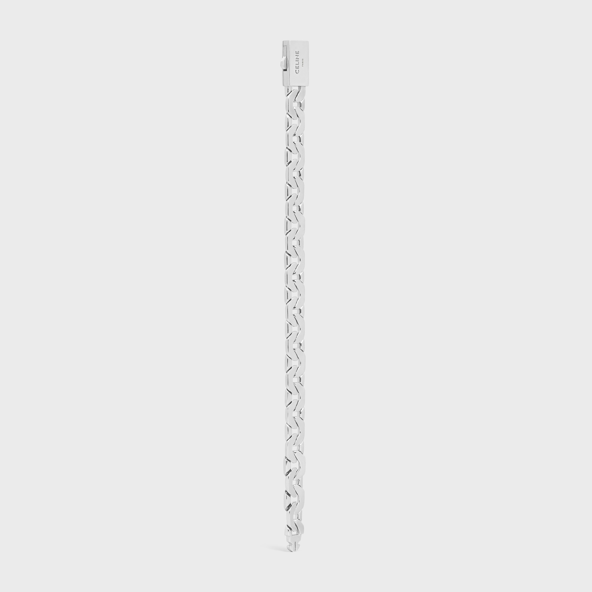 ブレスレット CELINE MESH BRACELET IN STERLING SILVER WITH RHODIUM FINISH Celine Mesh Bracelet in Sterling Silver with Rhodium finish