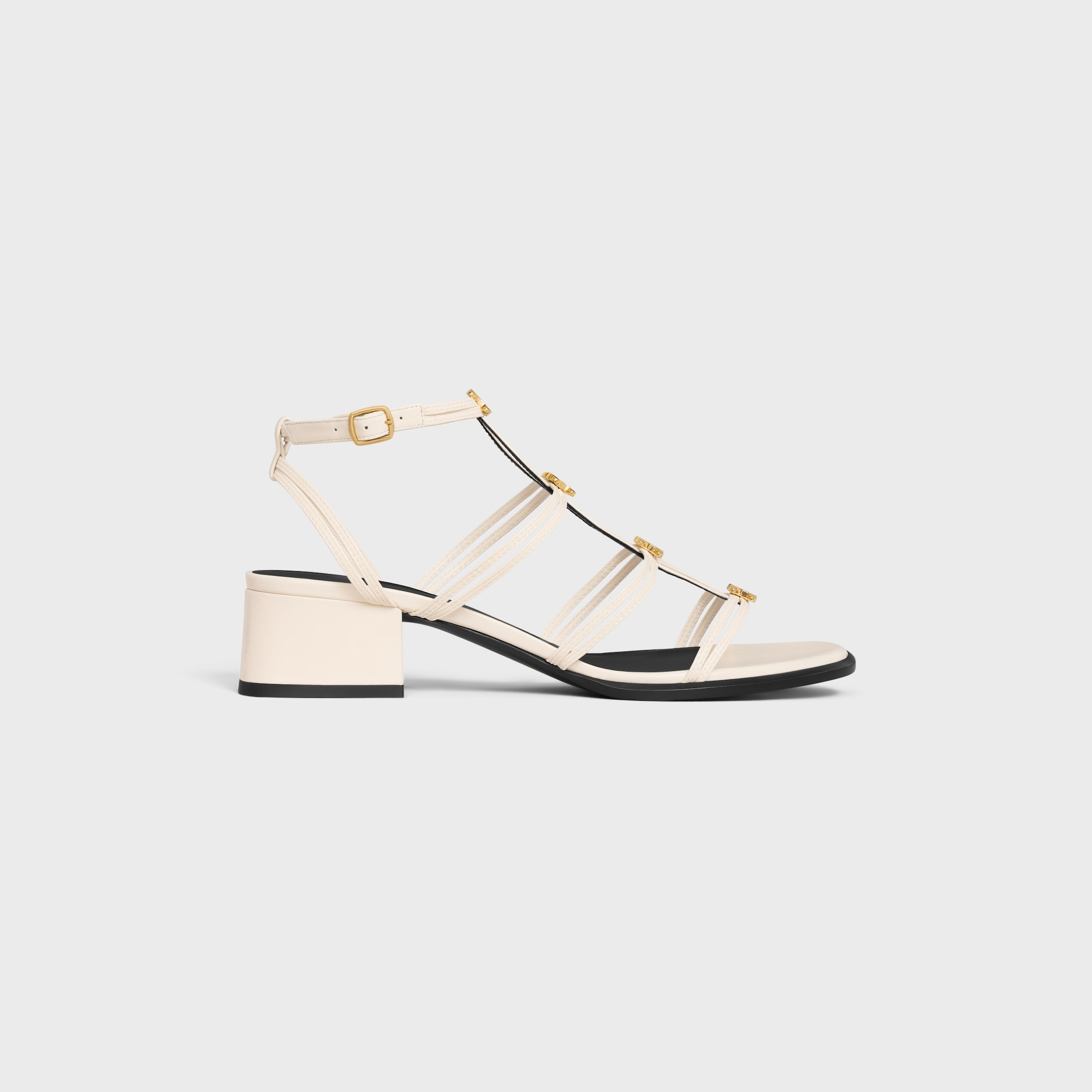 CELINE 白ウィングチップシューズ 35 DESIGNER WOMEN'S LUXURY WHITE SHOES | CELINE