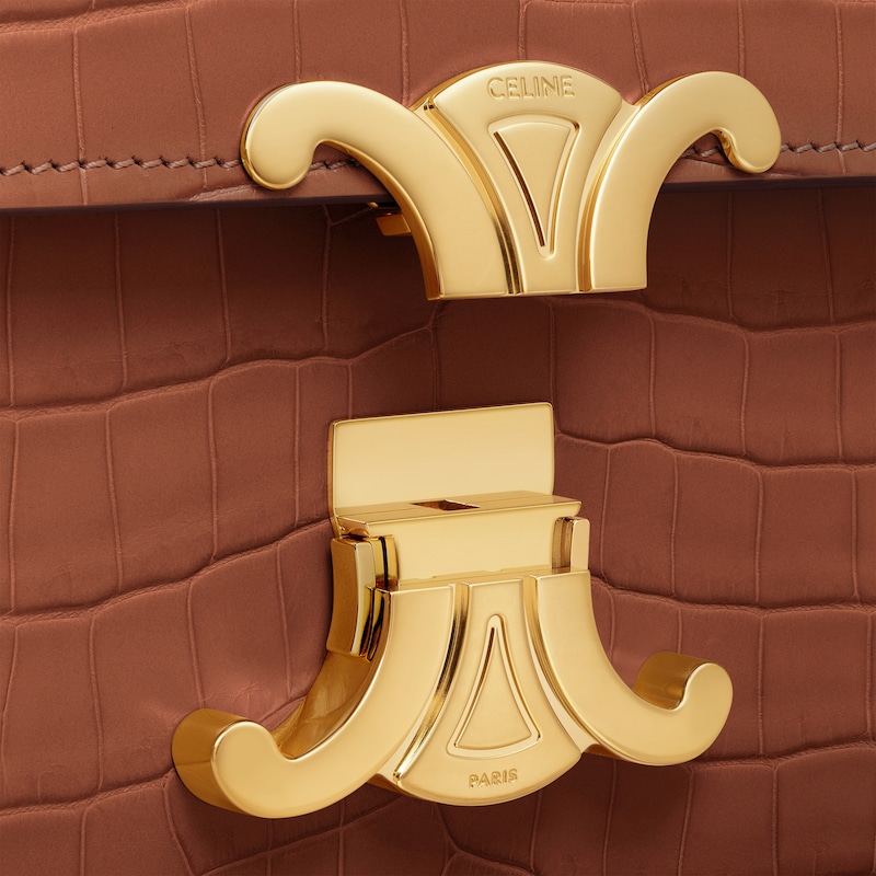 틴 트리옹프백 - 나일 악어 - 탠 - 트리옹프 - 1 | CELINE