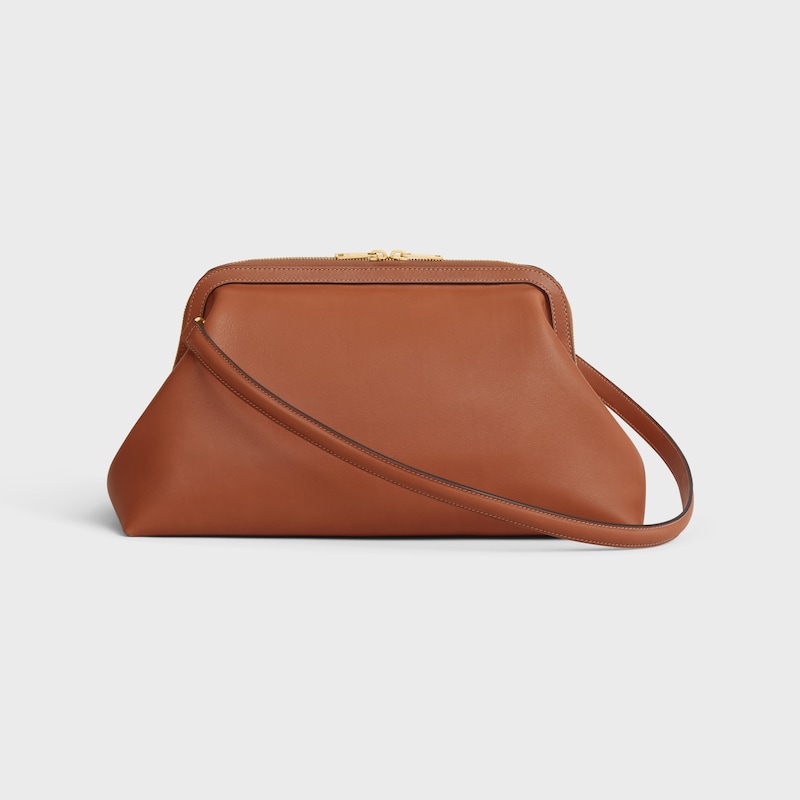 DOCTOR POUCH IN SUPPLE NATURAL CALFSKIN - TAN - NEW - 1 | CELINE