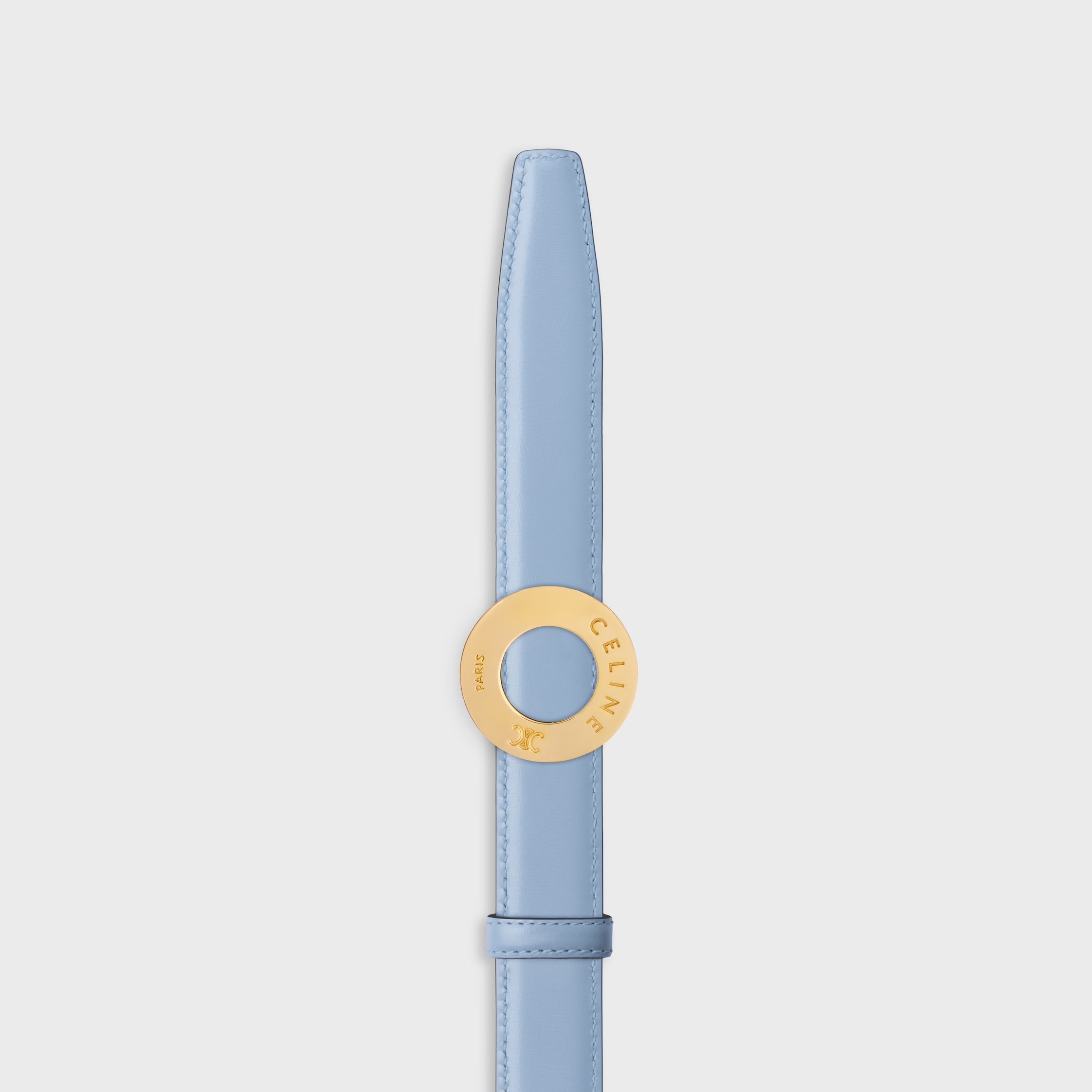 CELINE ディスクバックル＆リバーシブルストラップ 25MM - ブラック