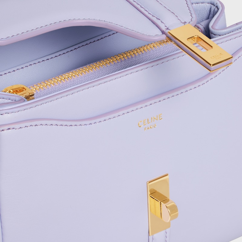 MINI 16 in satinated calfskin - Light Lavender - TOP-HANDLE BAGS - 1 | CELINE