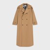 TRENCH IN GABARDINE DI LANA E COTONE - CAMMELLO -  - 1 | CELINE