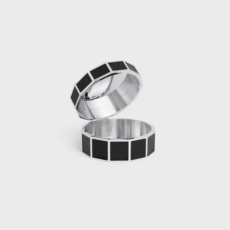 JEWELRY CASE IN STEEL AND LIZARD - BLACK - BEAUTY ACCESSORIES - 1 | CELINE